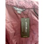 Eddie Bauer | NWT Apline Vest Lightweight | Mauve Wine Leafy Print | Sz S Photo 8