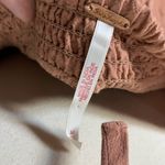 Free People Luna Sleeveless Pleated Top in Iced Chai size M Photo 9