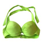 Tahiti Bikini Top Halter Underwire Padded Lime Green M Size M Photo 0