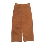 We The Free Brown Barrel Pants Size 29 Wide Leg Cropped High Rise Casual Cotton Photo 6