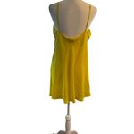 DANCE & MARVEL Lemon Yellow Slip Dress with Slight Cowl Neck in Sz Med Photo 2