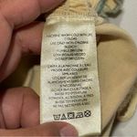 Free People Size Large St. Barts Smocked Ruffle Hem Tank Top Graphic Beach Boho Photo 4