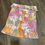 American Eagle  Outfitters Size Medium Sleeveless Tube Top Ruffle Neon Tie Dye Photo 0
