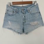 Levi's Levi’s 501 Light Wash Button Fly Cut-Off Shorts Photo 0