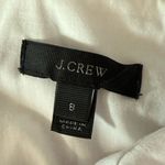 J.Crew  Soft Pink White Seersucker Ruffle Dress Size 8 Preppy Coastal Photo 5