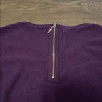 Two Twenty Five Purple Long Sleeve Sweater w/ Back Zipper Detail, Size 3X Photo 5