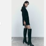 ZARA NWOT STUDDED TEXTURED BLAZER DRESS BLACK - REF. 9091/866 XS Blogger FAVE Photo 4