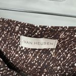 Van Heusen  Brown Stretchy Pull On Unlined Career Pants Women's Size 6 Photo 3