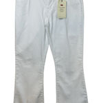 Levi's LEVI STRAUSS & CO Lady NEW White Bold/Curvy Gray Stitch Bootcut Denim Jean 14S # Photo 0