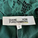 Diane Von Furstenberg  Green Fifi Lace Dress Photo 6