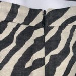 Trina Turk  Black & Off White Zebra Mini Cocktail Career Casual Skirt 2 Photo 4