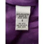 Valerie Stevens  Purple Satin Slip Dress Embroidered Hearts Vintage Hong Kong S Photo 5