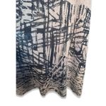 None Neutral Taupe Beige Abstract Art Knit Shawl Wrap Poncho Scarf Lightweight Layer Photo 6