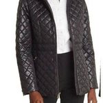 Kate Spade New York hooded black funnel neck quilted winter puffer jacket NWT Photo 0