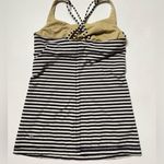 Lululemon Free To Be Tank Classic Stripe Black White Women’s Size 6 Photo 5