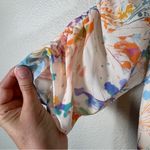 Amanda Uprichard  Nala Tiered Mini Dress Womens L Florence Floral Print Coquette Photo 5