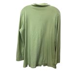 Eileen Fisher Full Zip Up Jacket XL Green Organic Cotton Spandex Stretch Photo 3