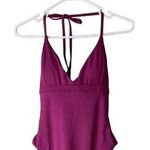 ANDIE NWT  The Lagos One Piece Swimsuit Adjustable Straps Removable Cups M Plum Photo 4