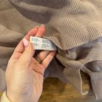 Black Tape Mockneck Ribbed Sweater Photo 3