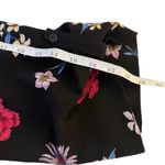 Lane Bryant  Size 22 Multicolor Dark Floral V Neck Stretch Dress Ruffle Feminine Photo 9