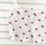 Arizona Jeans Arizona White Floral Fitted Cami Photo 1