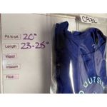 Free People  Movement Top‎ Sz L  Blue Go Outside Look Within Short Sleeve Tee Photo 6