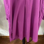 Xirena Blayke cotton poplin shirt dress in purple wine size XS Photo 7