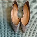 Betsey Johnson  Silver Glitter Flats
Size 8.5 Photo 1