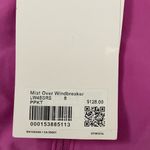 Lululemon NWT Mist Over Windbreaker Water Repellent Jacket Plum Pink Size 8 Photo 7