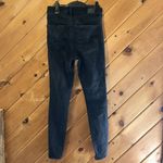 American Eagle  super high-rise black jeggings distressed knee skinny jeans Photo 7