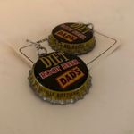 Nwt Vintage DADS Diet RootBeer BottleCap Earrings Photo 2