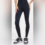 Good American *NWT, Womens, , Ribbed Shine Clean Seamless Leggings, Black Photo 2