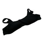 J.Crew NWT Scrunchie Knotted Scoop Neck Black Textured Bikini Top Sz 3X Photo 4