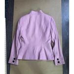 Tahari  Arthur Levine Pink Zip Jacket 4 Corporate Siren Classic Preppy Minimalist Photo 3