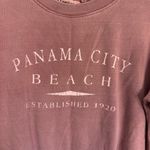 Panama City Beach Women’s Pink Crewneck Sweater Size Small Photo 1