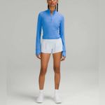Lululemon Hotty Hot Low-Rise Lined Short 2.5” Powder Blue NWT 2023 Release Sz 10 Photo 3