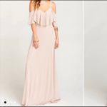 Show Me Your Mumu NWT Renee ruffle maxi dress in dancing Queen wine blush SMALL Photo 2