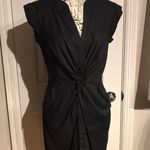 Cynthia Steffe Knot Twist Bodice Shift Sheath Little Black Dress  Photo 0