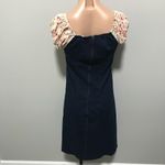 Maria Gabrielle New York Denim Peasant Dress Tie Front Cap Sleeve Blue Size undefined Photo 3