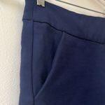 ZARA  | Navy Blue Women’s Structured Cotton Shorts Small Photo 1