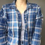 American Eagle  • Boyfriend Fit Flannel Blue Soft Medium Photo 3