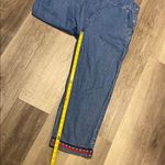 Vintage 90’s Agapo women’s Denim Overalls with American Flag Patch size M Blue Photo 6