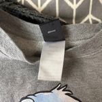 Disney  Gray Sweatshirt with Blue Stitch XS Photo 6