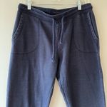 Pact  Sz M Washed Blue Organic Cotton CloudKnit Jogger Pull On Pockets Photo 2