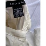 Adele & May Women’s Short Sleeve Top Size Medium Cream White Gold Summer Spring Photo 11