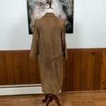 Nice Vintage 90s Stuart’s Tan Suede Trench Coat! Size M Photo 3
