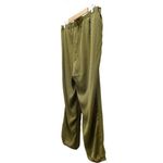 NWT Motherhood Maternity Underbelly Olive Satin Jogger Pants Women’s Size Large Green Photo 10