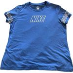 Nike The  Tee Blue Crewneck Pullover Shirt Dri-Fit Just Do It Iconic Size XL EUC Photo 0