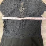 Dynamite  Lace Top V-neck Jumpsuit Black S Photo 4