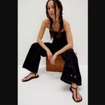 Free People  We the Free CRVY Outlaw Wide-Leg Jeans in Black Jasper S Photo 3